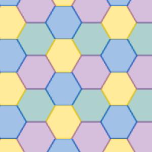 pmg four colours tiling
